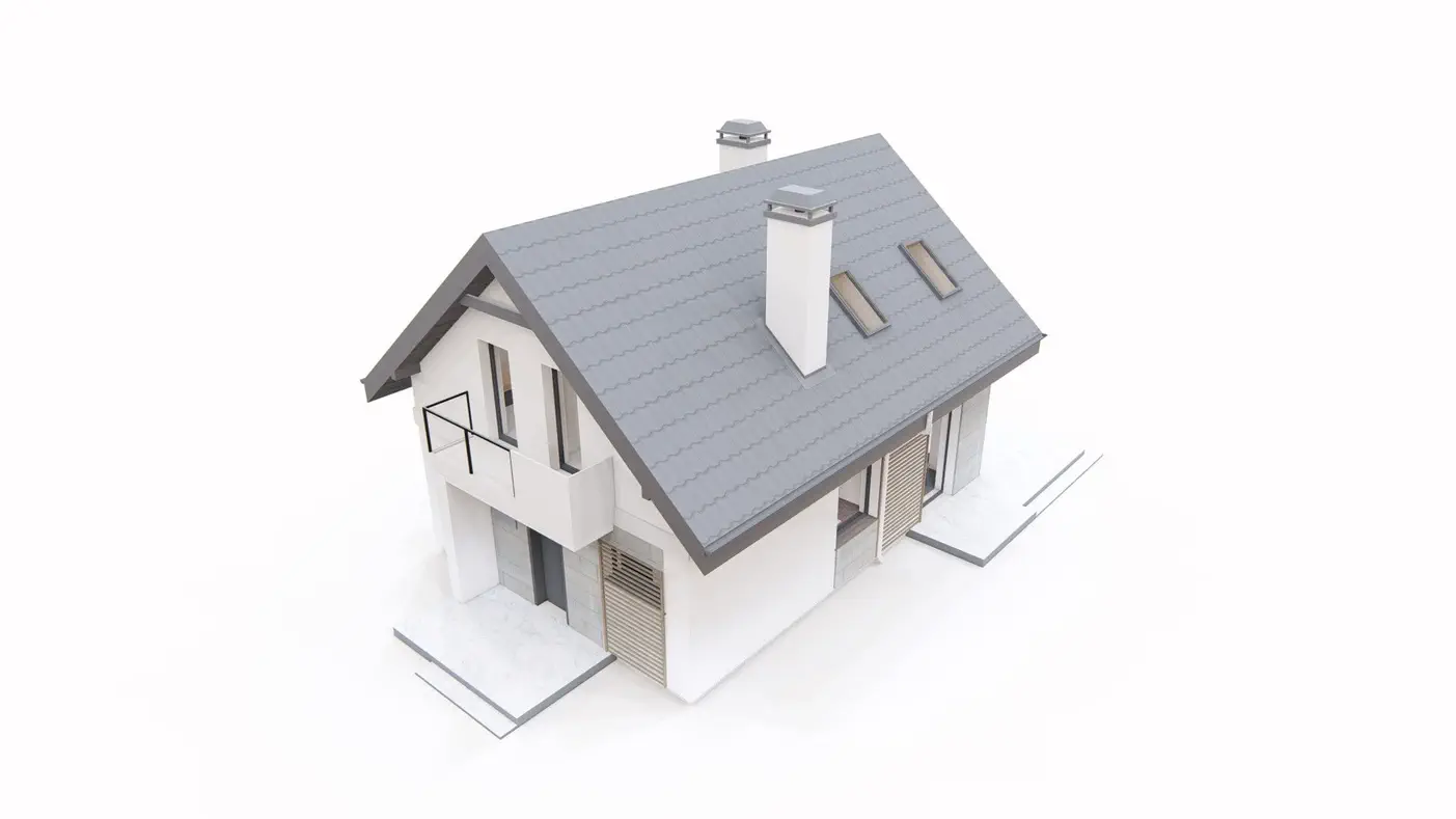 Mājas projekts - Divstāvu mājas projekts SIP paneļu tehnloģijā - Z177 HB