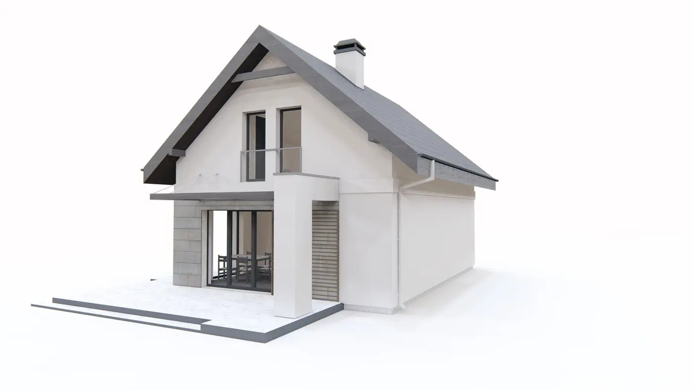 Mājas projekts - Divstāvu mājas projekts SIP paneļu tehnloģijā - Z177 HB