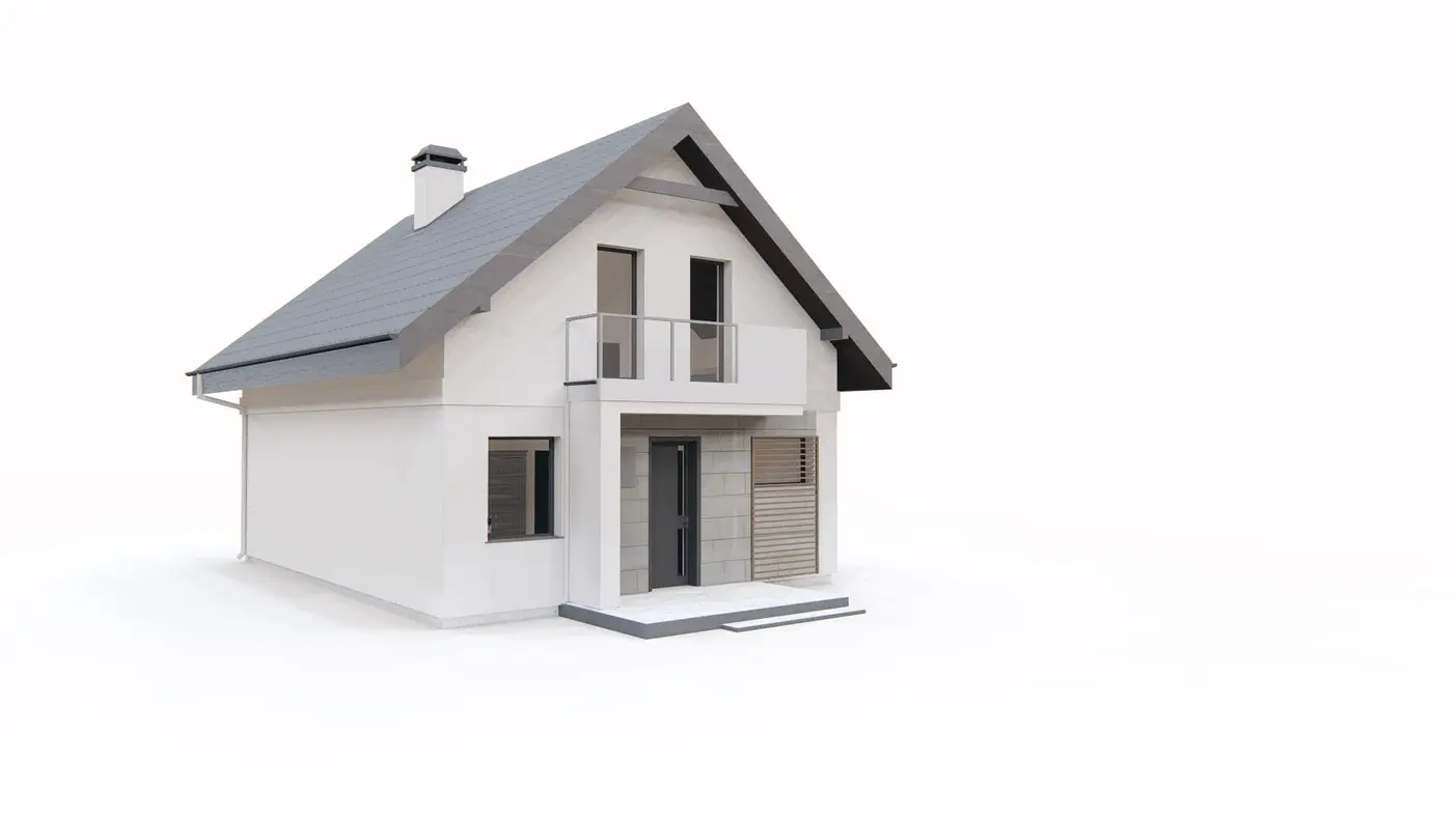 Mājas projekts - Divstāvu mājas projekts SIP paneļu tehnloģijā - Z177 HB