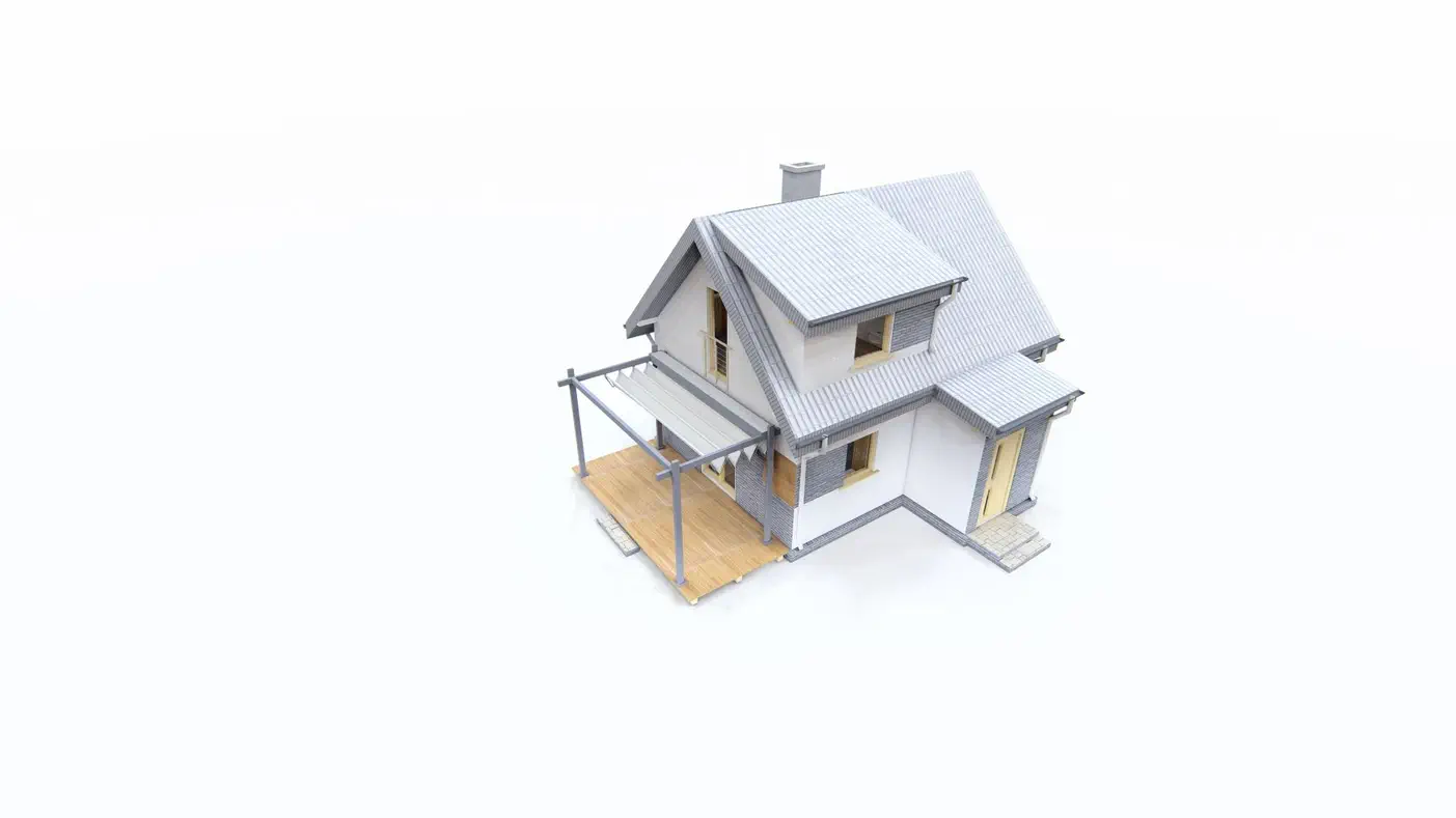 Mājas projekts  - Divstāvu mājas projekts - Z444