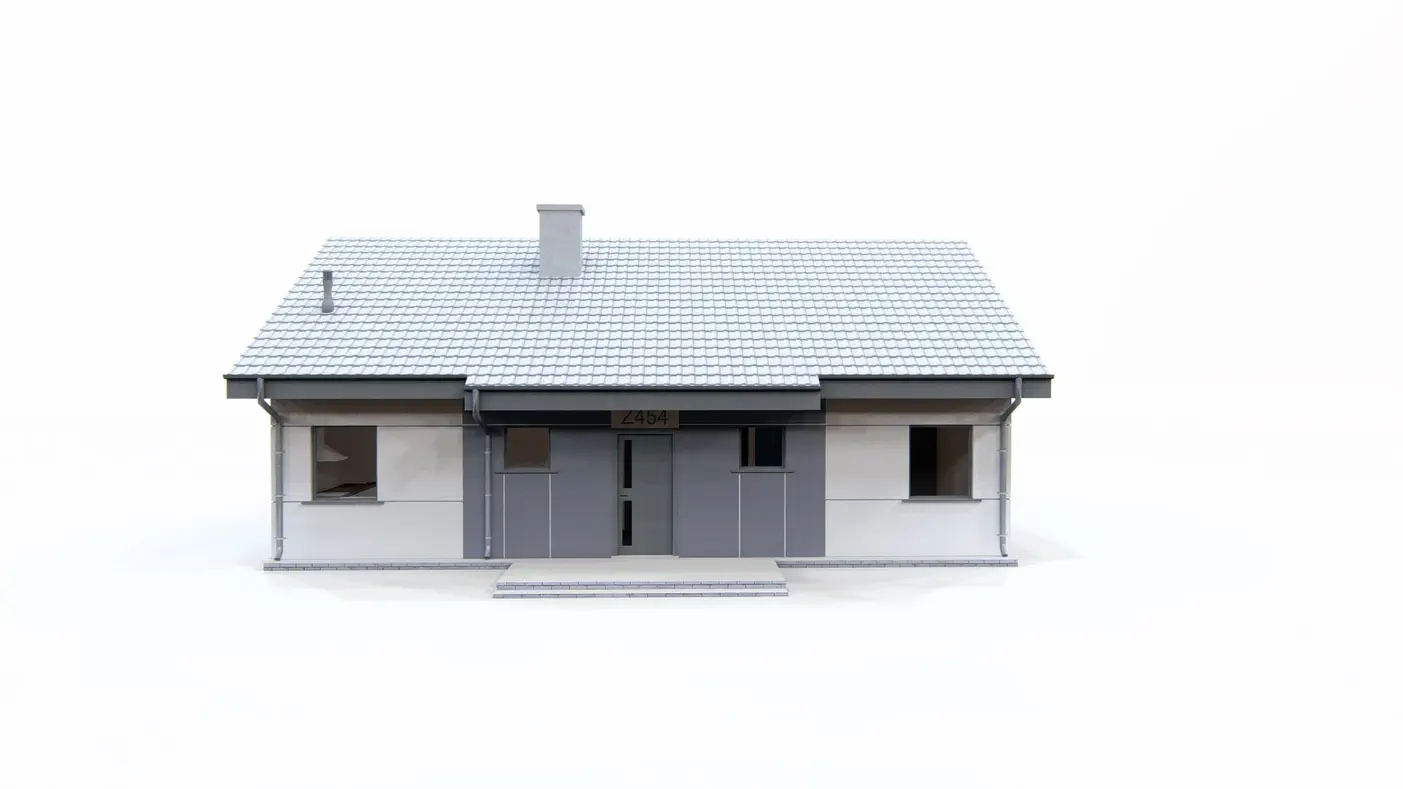 Mājas projekts  - Vienstāva mājas projekts - Z454