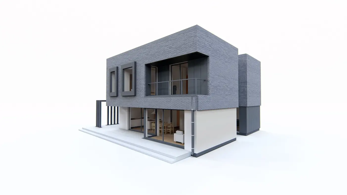 Mājas projekts  - Divstāvu mājas projekts - Zx255
