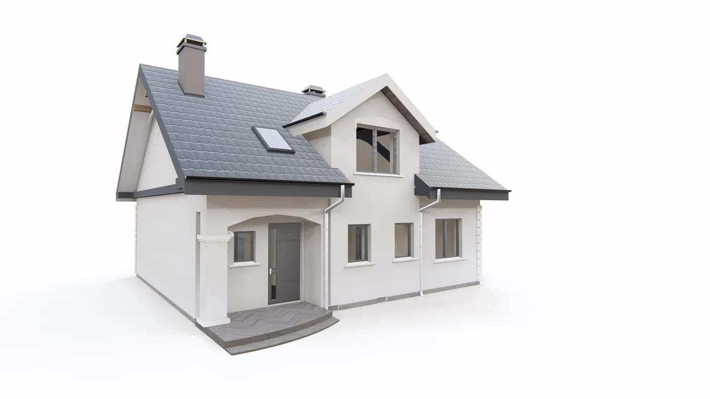 Z28 to wyjątkowy dom z kategorii projekty domów do 160 m2 Gotowy projekt domu - Dom z poddaszem użytkowym z dachem dwuspadowym, 4 pokojami i zamkniętą kuchnią