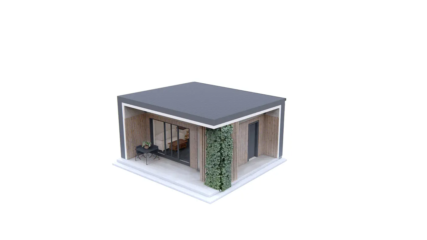 Zx207 to wyjątkowy dom z kategorii projekty domów parterowych Gotowy projekt domu - Wyjątkowy, mały dom z dużymi możliwościami