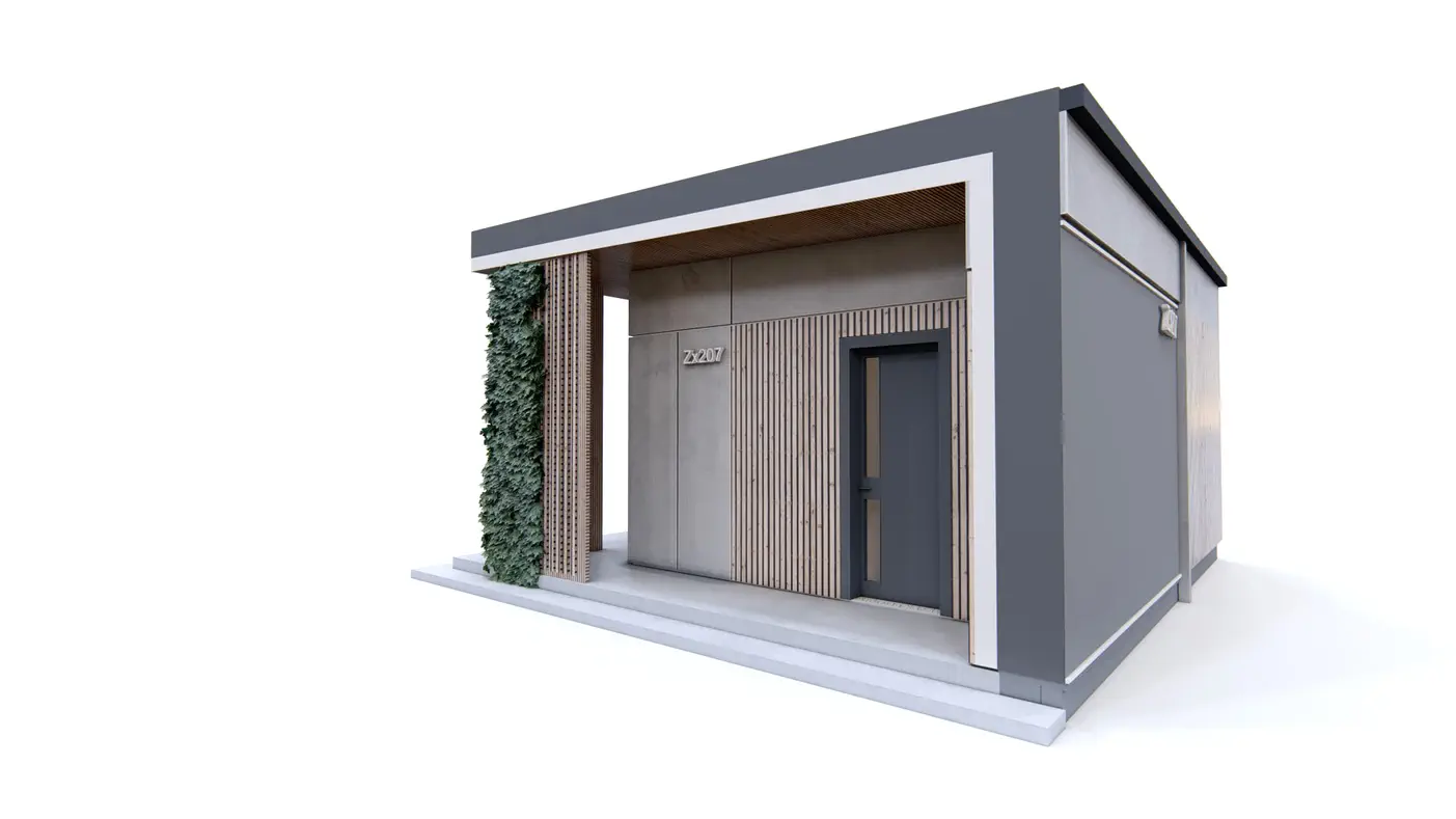 Zx207 to wyjątkowy dom z kategorii projekty domów nowoczesnych Gotowy projekt domu - Wyjątkowy, mały dom z dużymi możliwościami