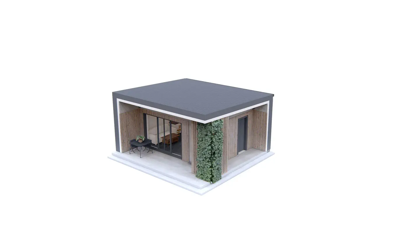 Mājas projekts  - Unikāla dizaina, neliela māja - Zx207