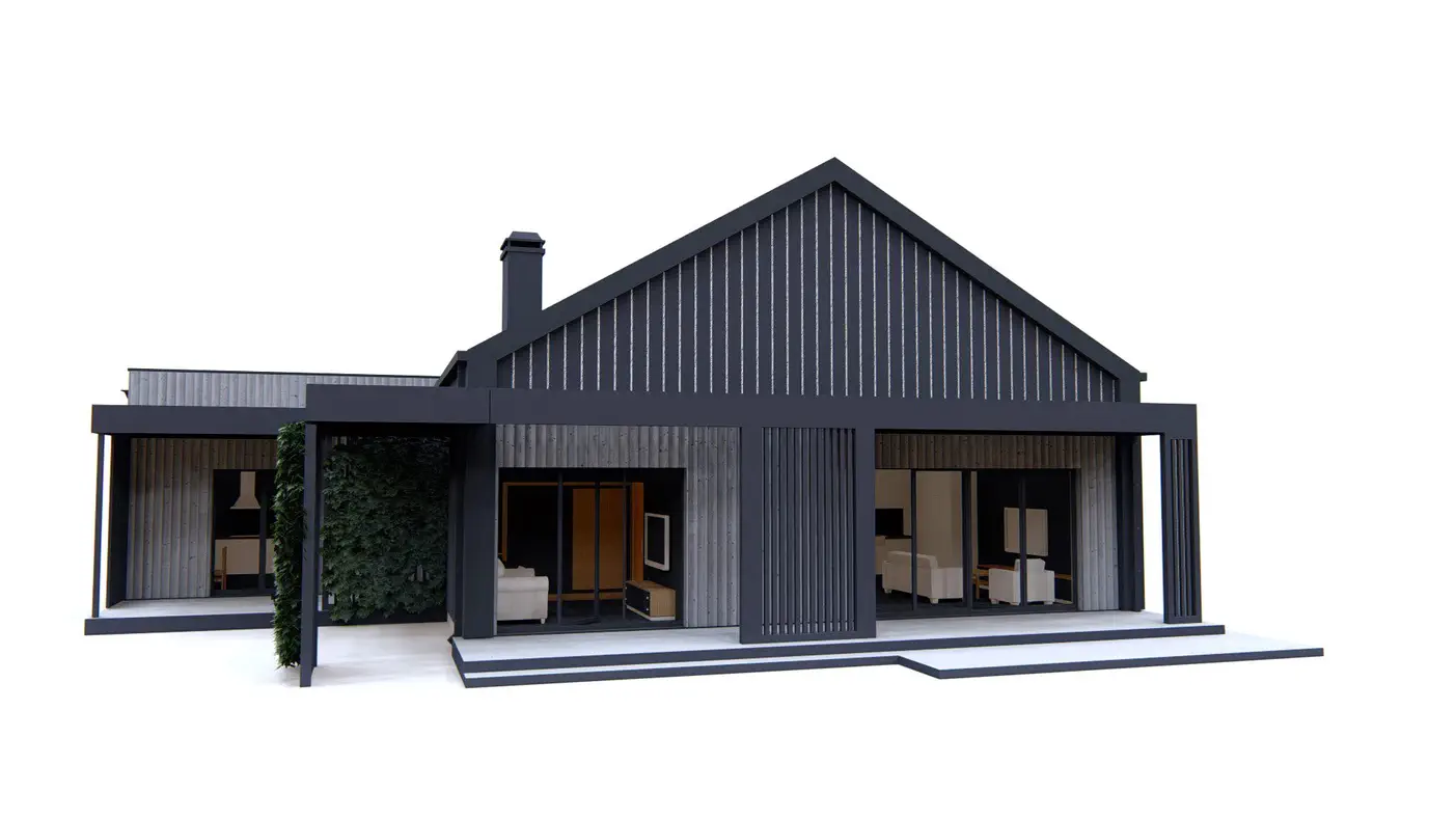 Mājas projekts  - Mūsdienīgas mājas projekts - Z463