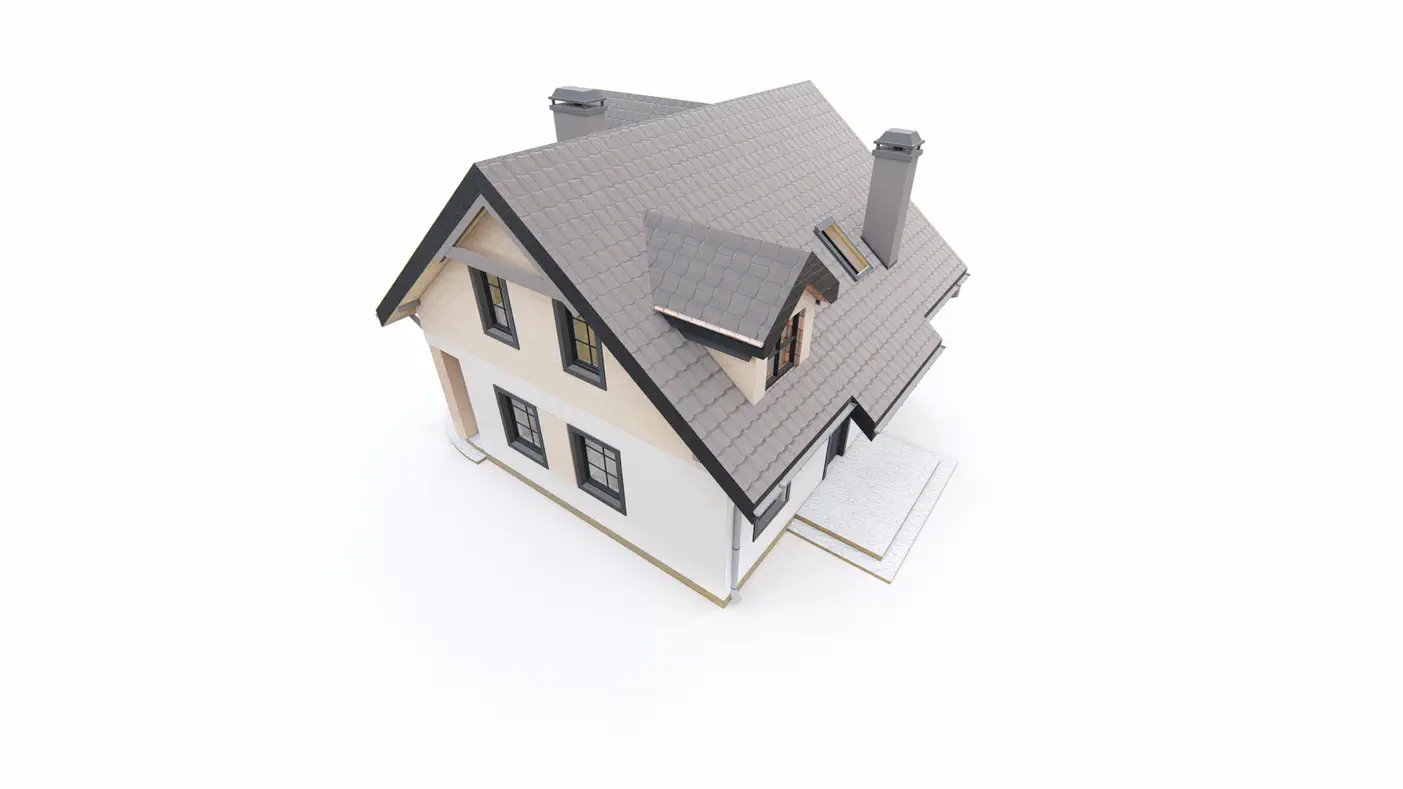 Z3 to wyjątkowy dom z kategorii projekty domów jednorodzinnych Gotowy projekt domu - Niewielki dom z poddaszem użytkowym, zadaszonym wejściem i dachem dwuspadowym