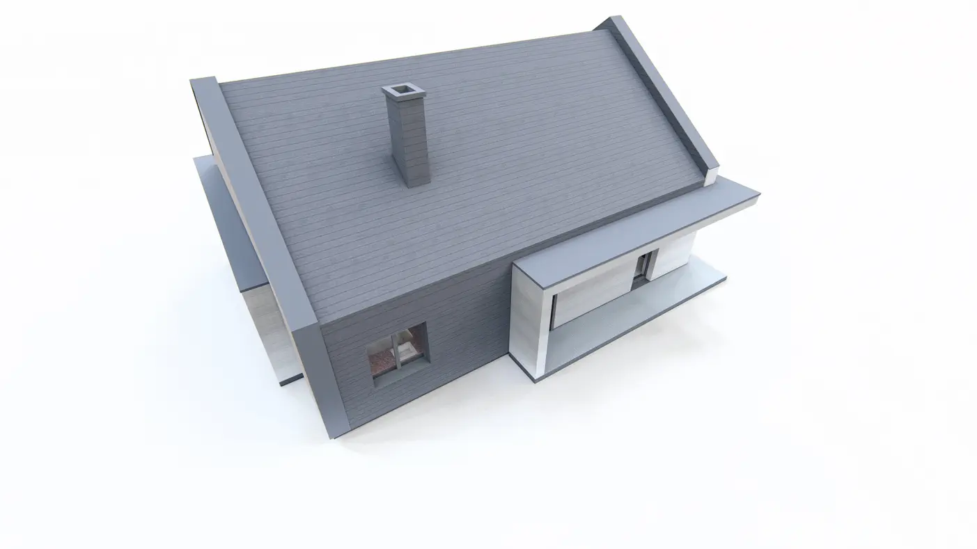 Gotowy projekt domu  - wersja drewniana