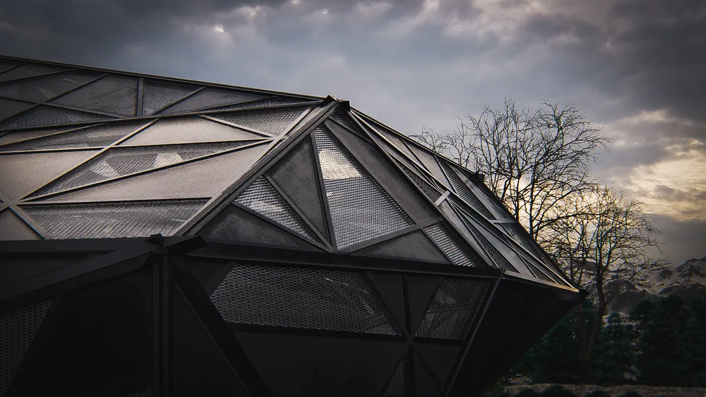 Gotowy projekt domu  - Wyjątkowy, nowoczesny dom z 4 pokojami, przestronnym salonem i garażem