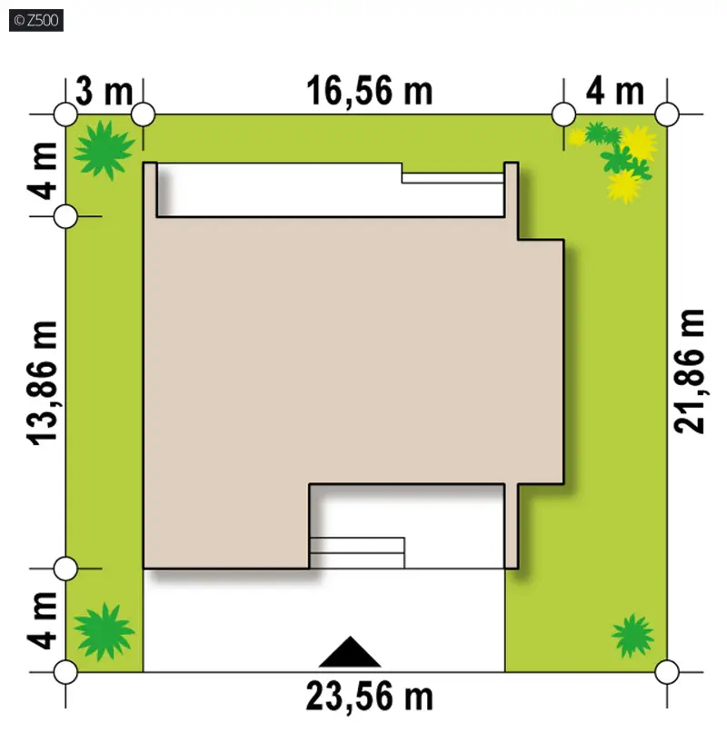 Namo dizainas Zx72 minus Sumažintas variantas