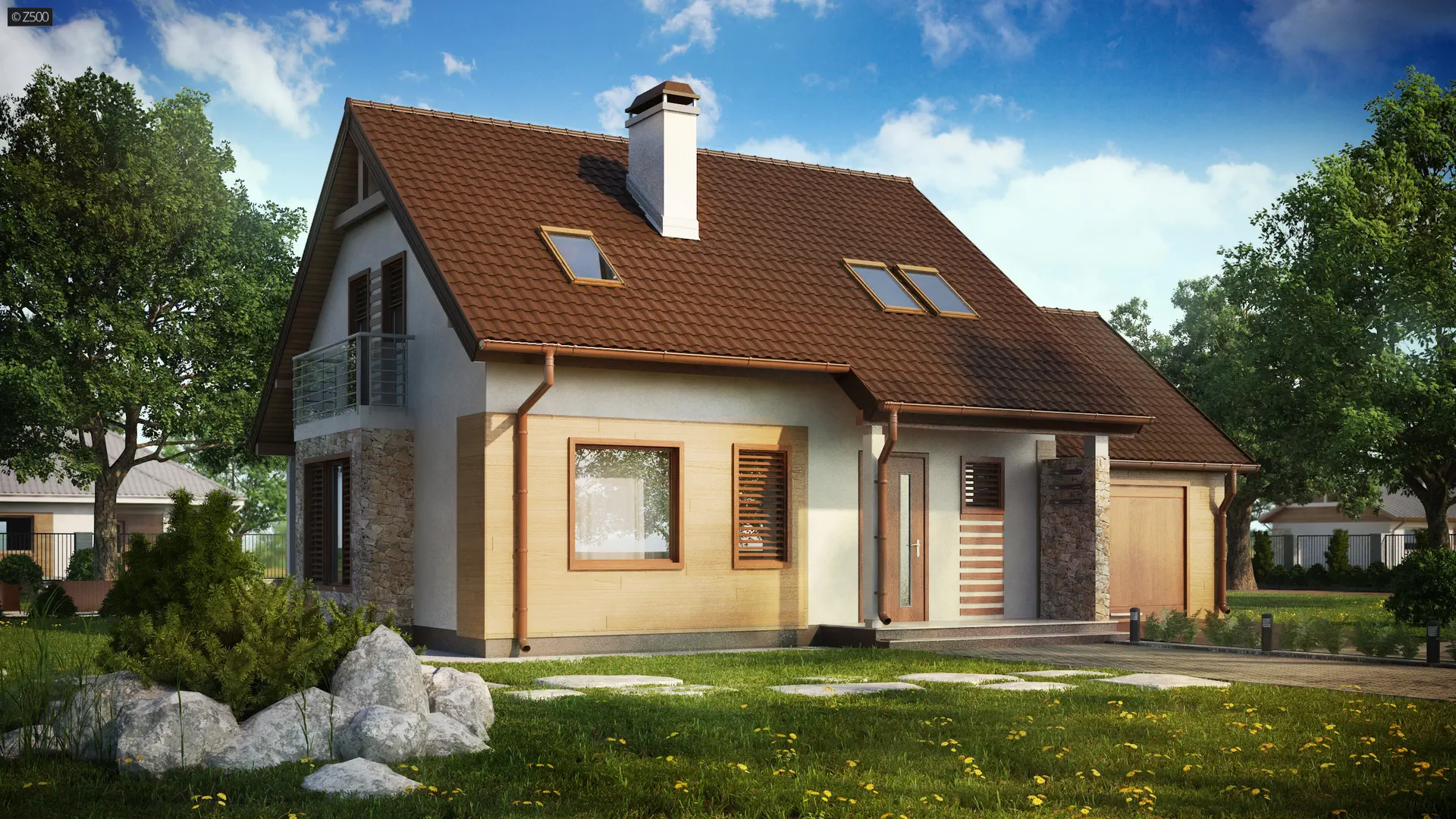 Projekt domu Z102 D GP