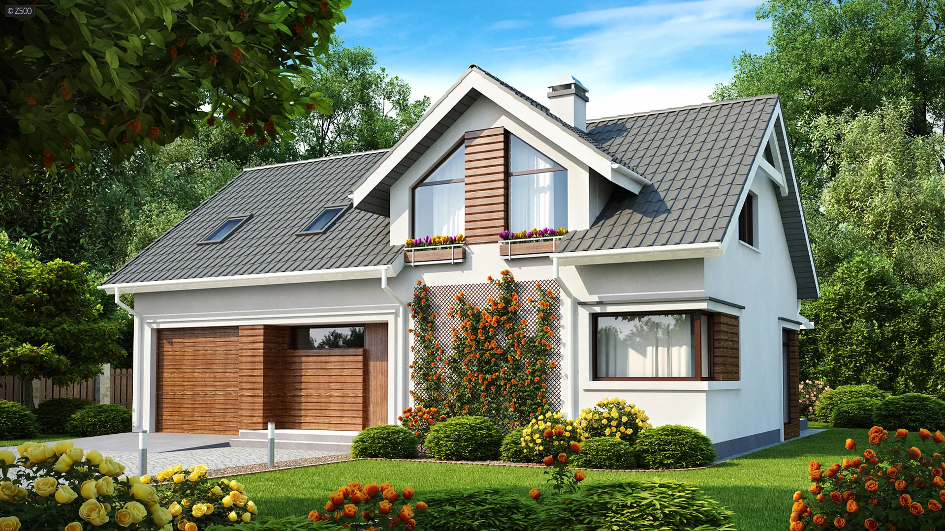 Projekt domu Z122