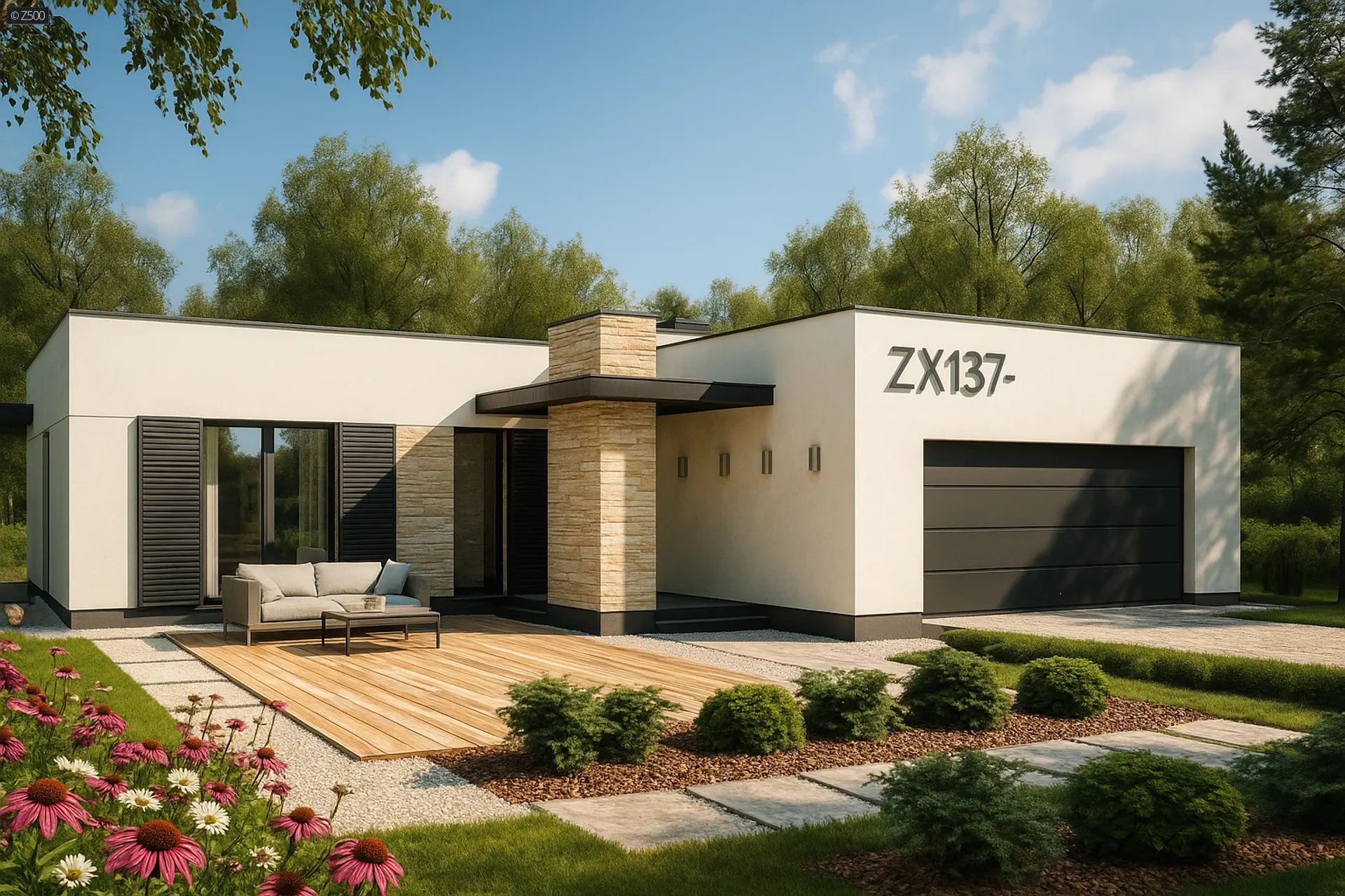 Projekt domu Zx137 -