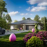 Z378 - Komfortowy dom parterowy z dużą strefą dzienną, 4 sypialniami i dużym garażem