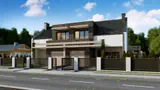 Gotowy projekt domu Zb14 - Dom do zabudowy bliźniaczej lub szeregowej do 120m2 z 3 sypialniami oraz garażem