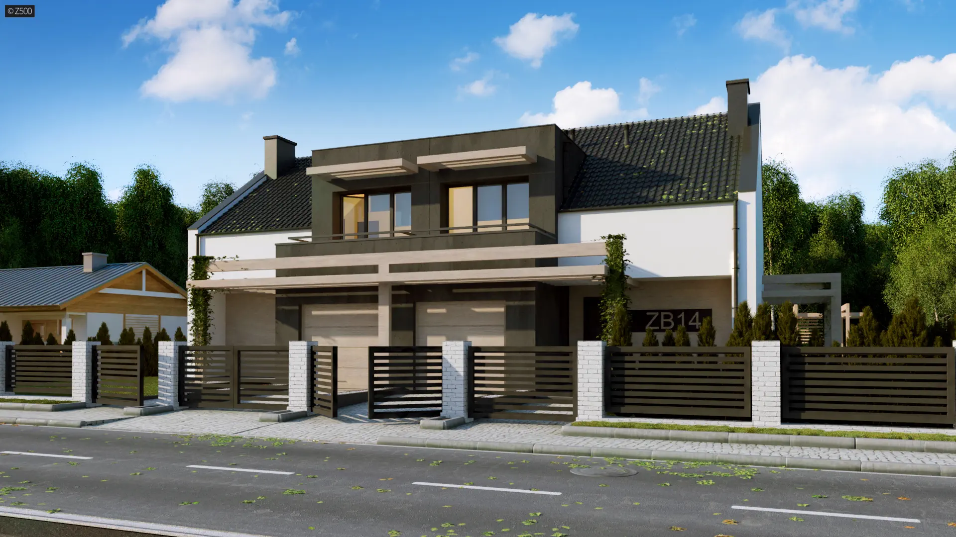 Projekt domu Zb14