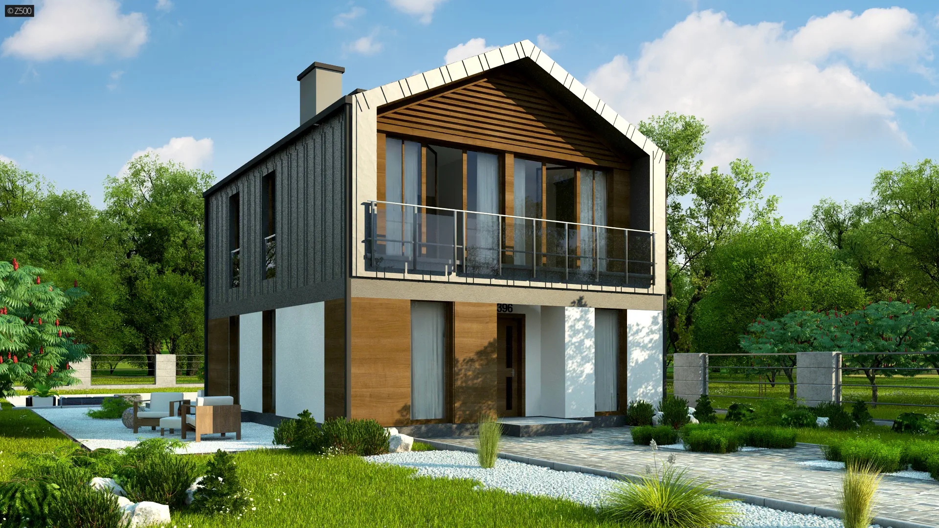 Projekt domu Z396
