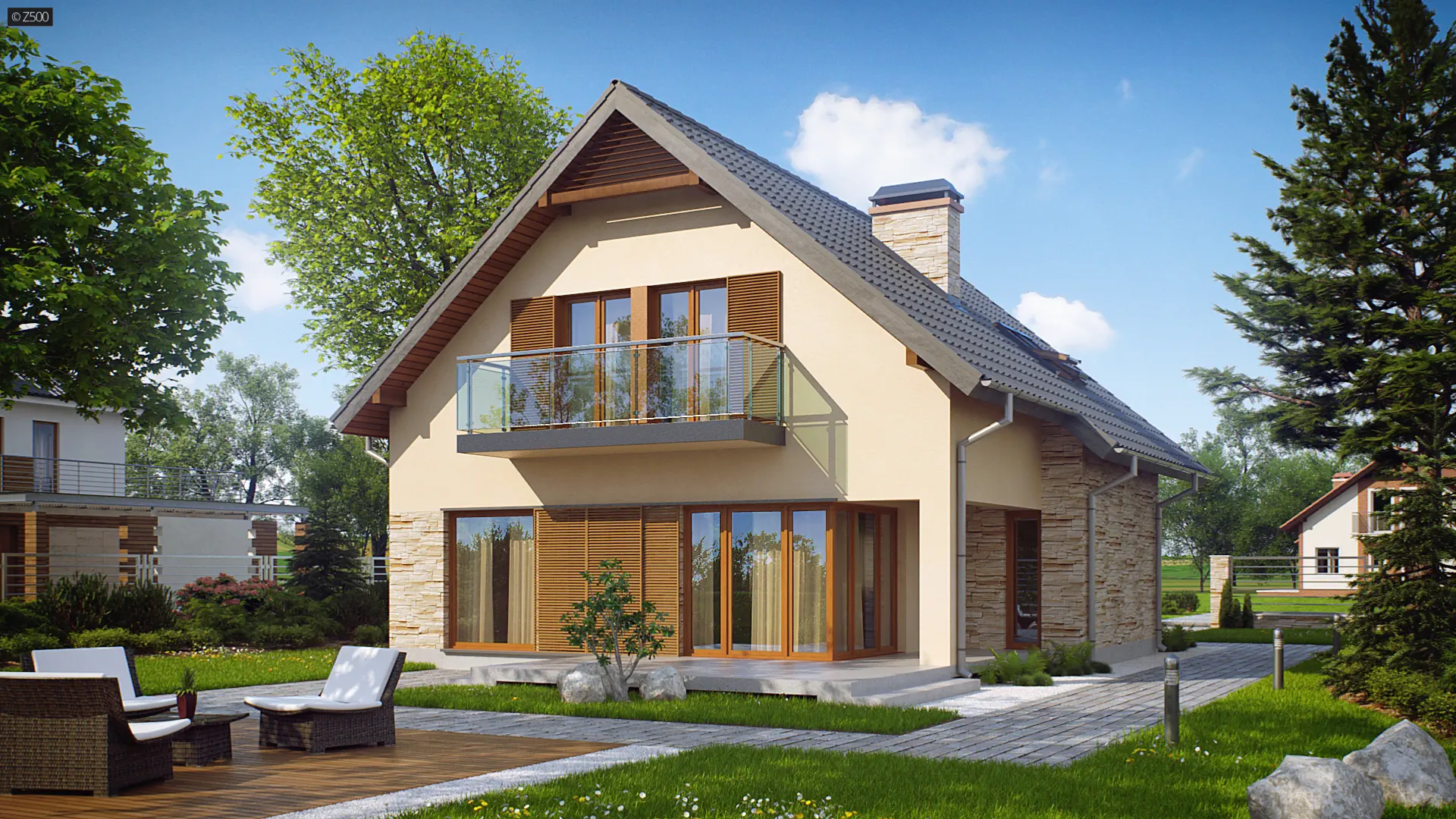 Projekt domu Z134
