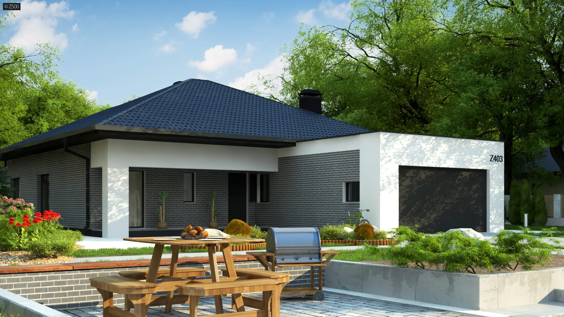 Projekt domu Z403