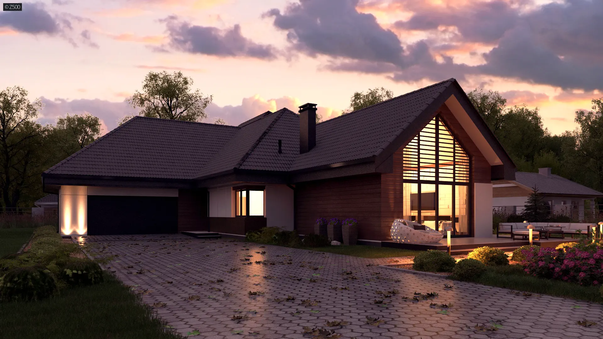 Projekt domu Z402 B+