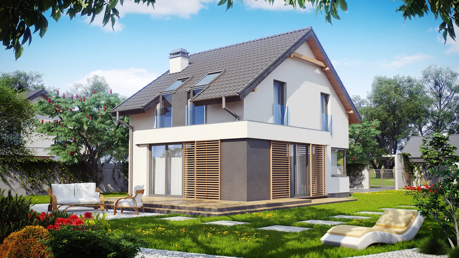 Dom na wąskiej działce