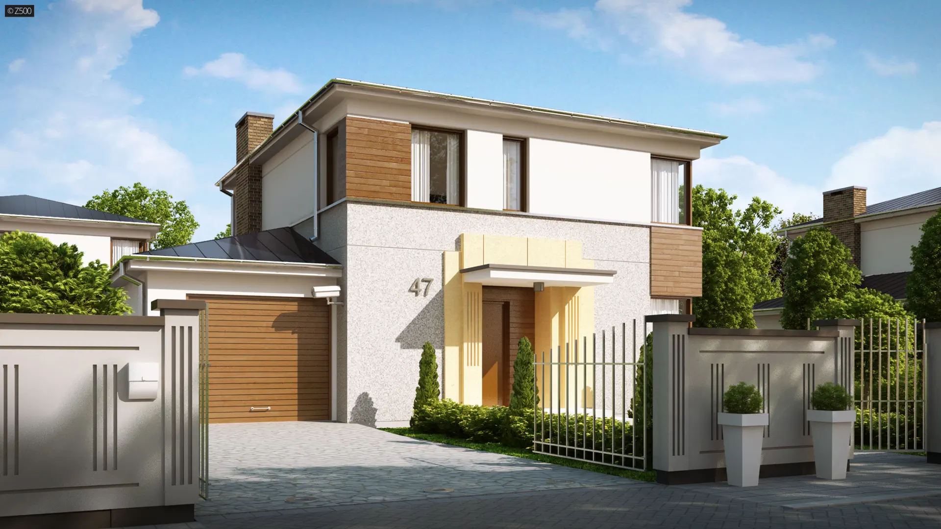 Projekt domu Zx47