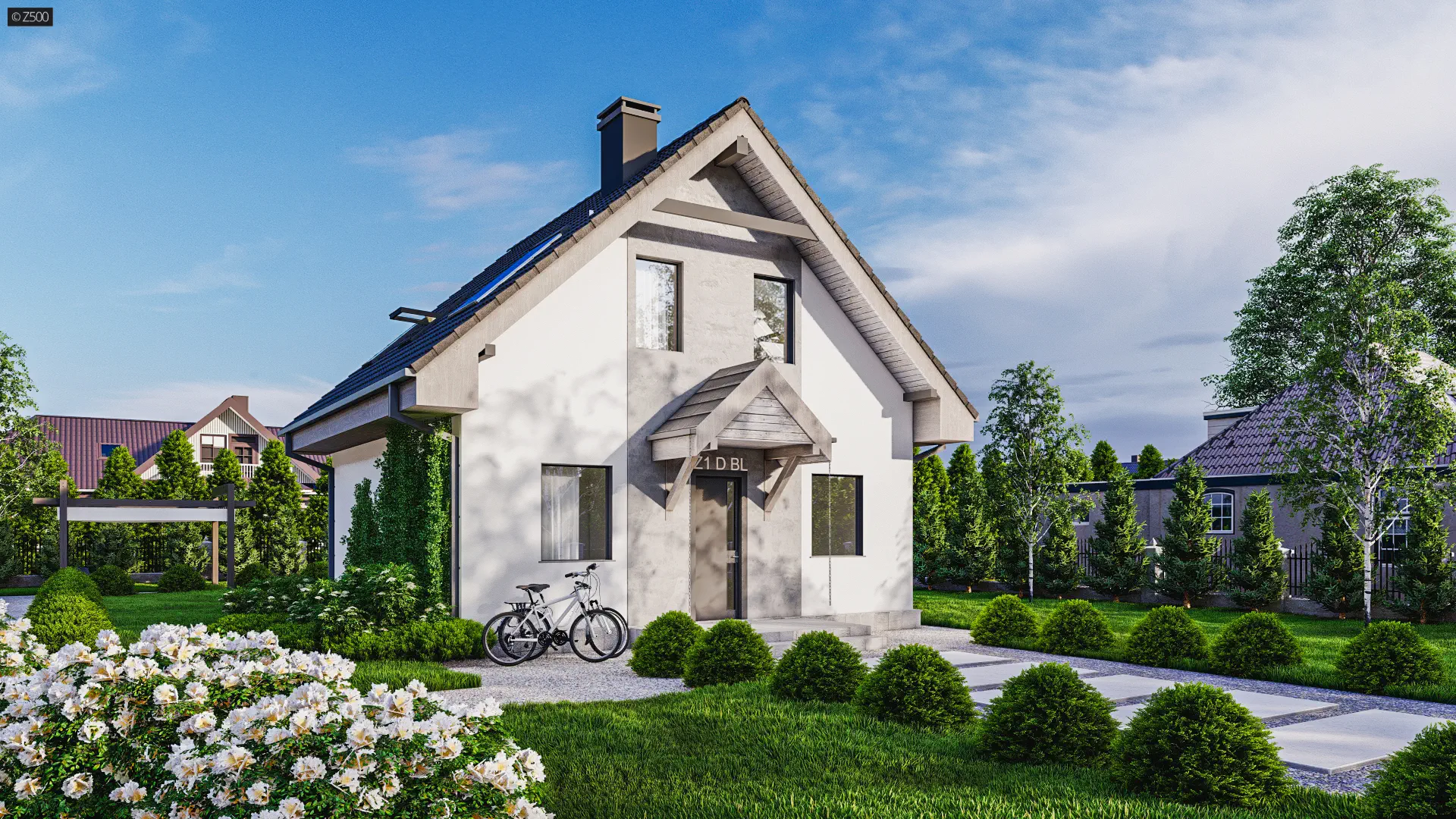 Projekt domu Z1 D bl