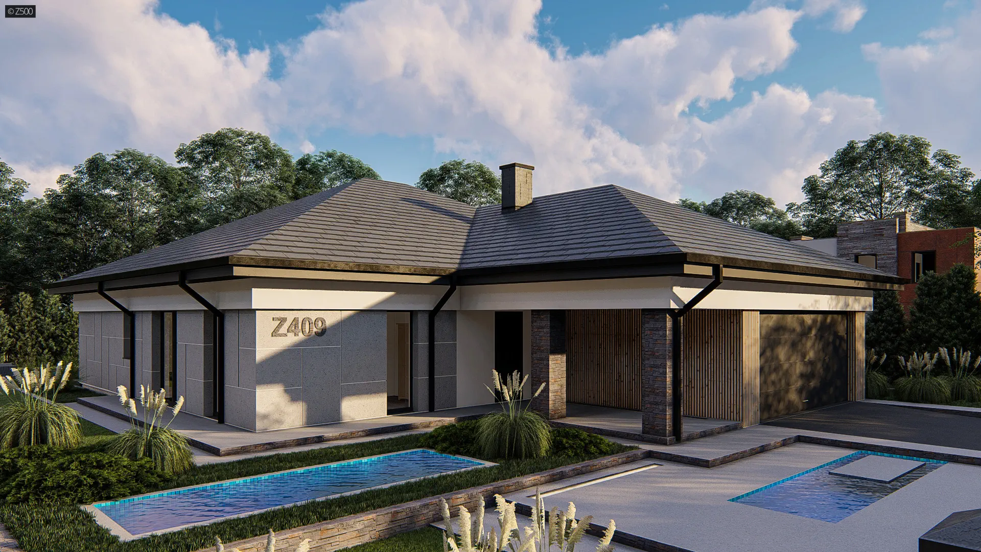 Projekt domu Z409