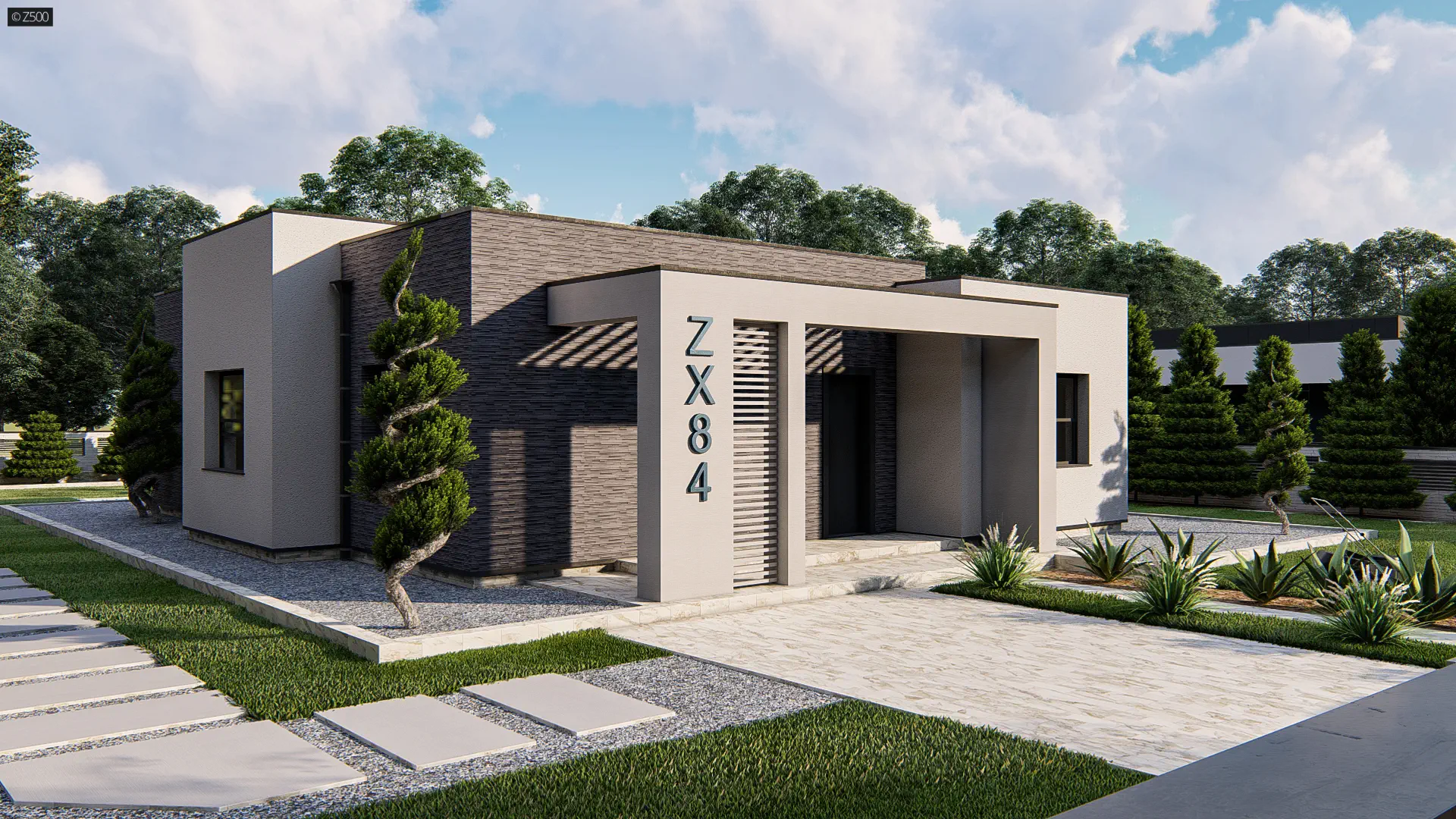 Projekt domu Zx84