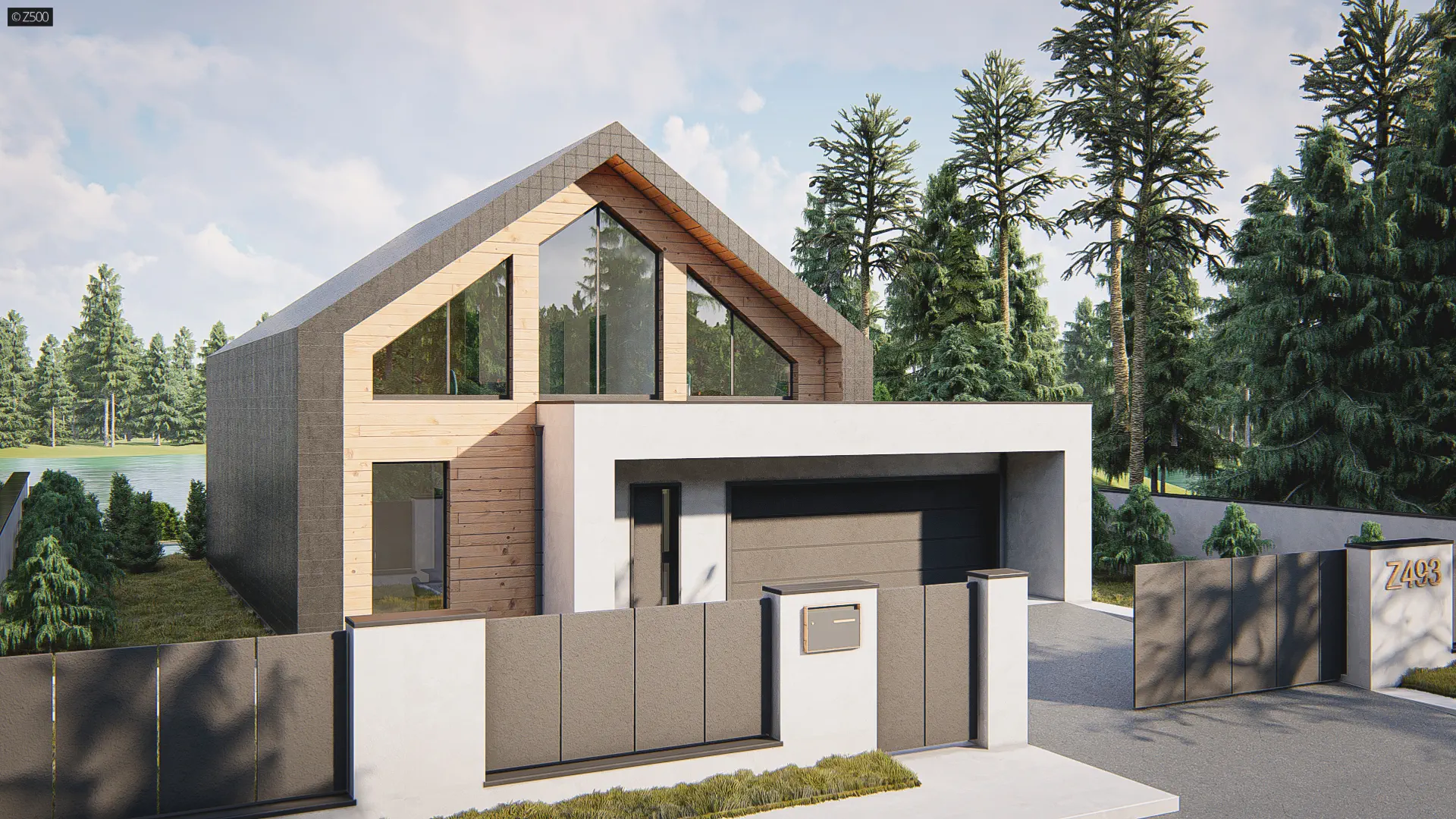 Projekt domu Z493
