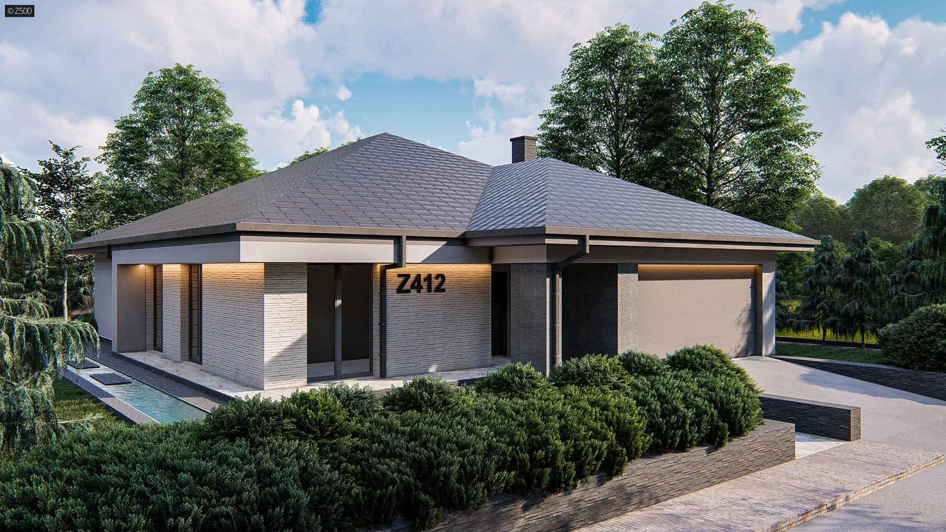 Projekt domu Z412