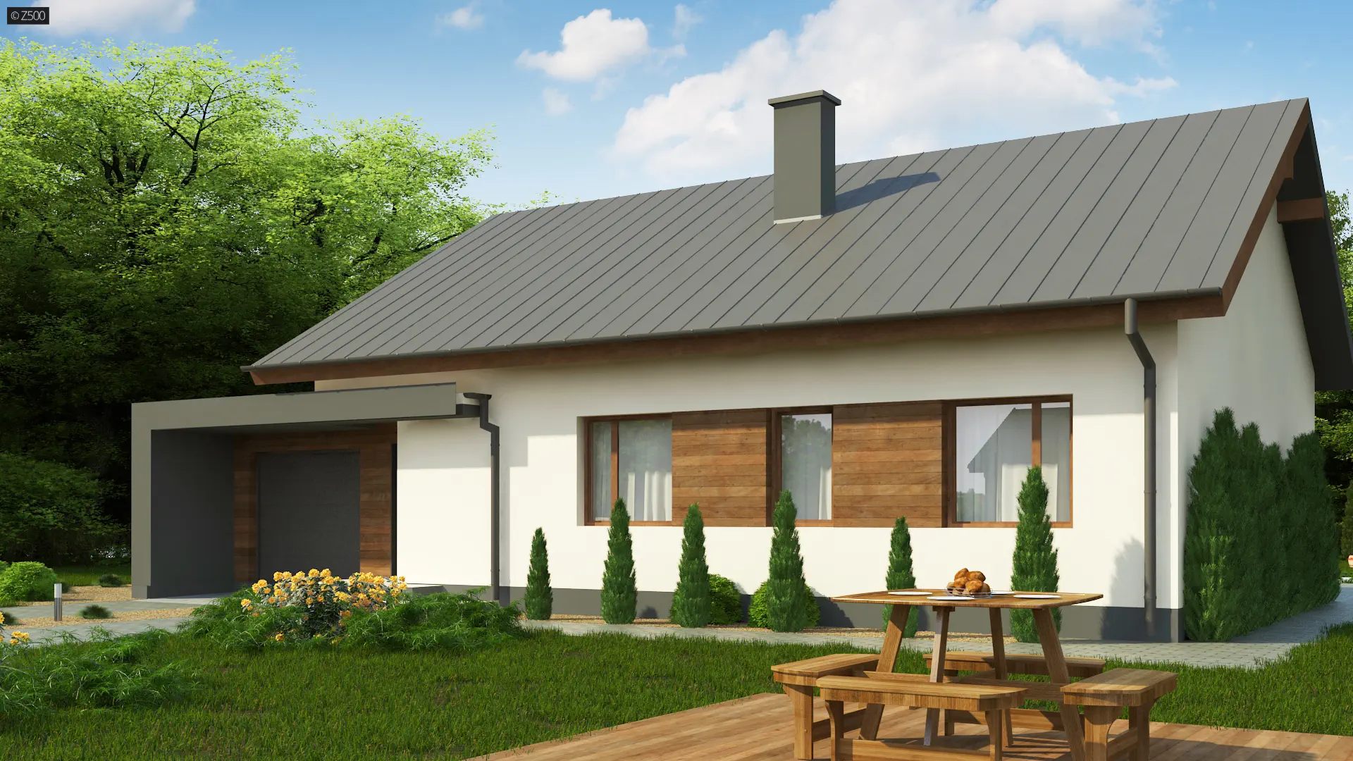 Projekt domu Z182 GLp