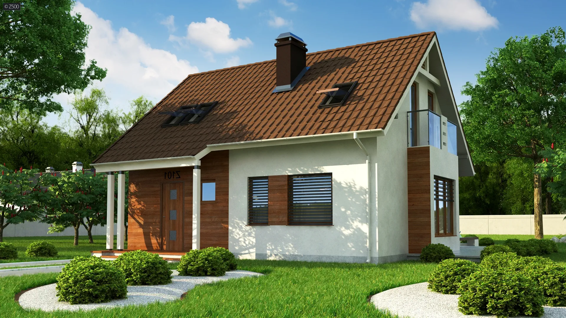Projekt domu Z101 h+