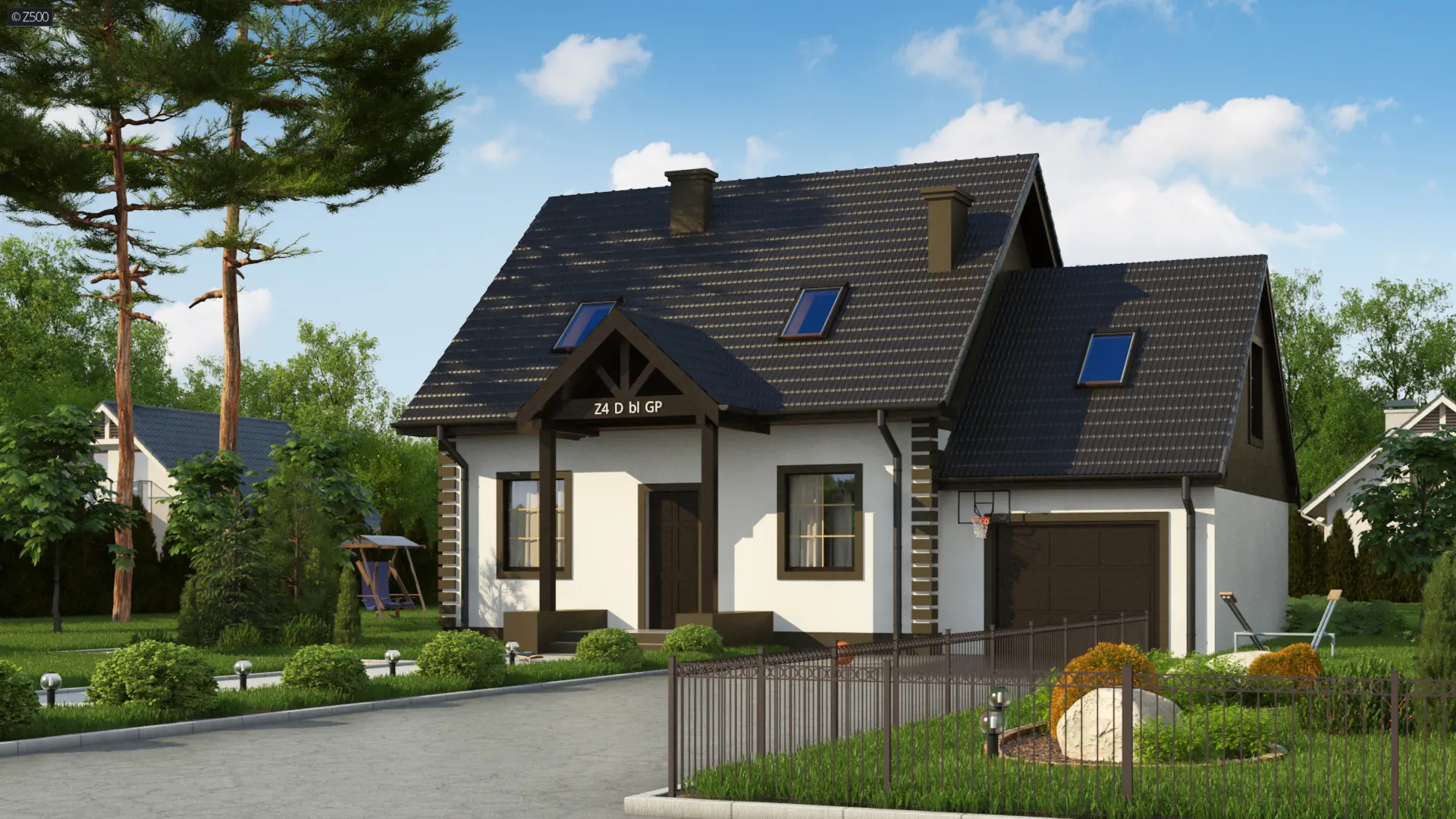 Projekt domu Z4 D bl GP