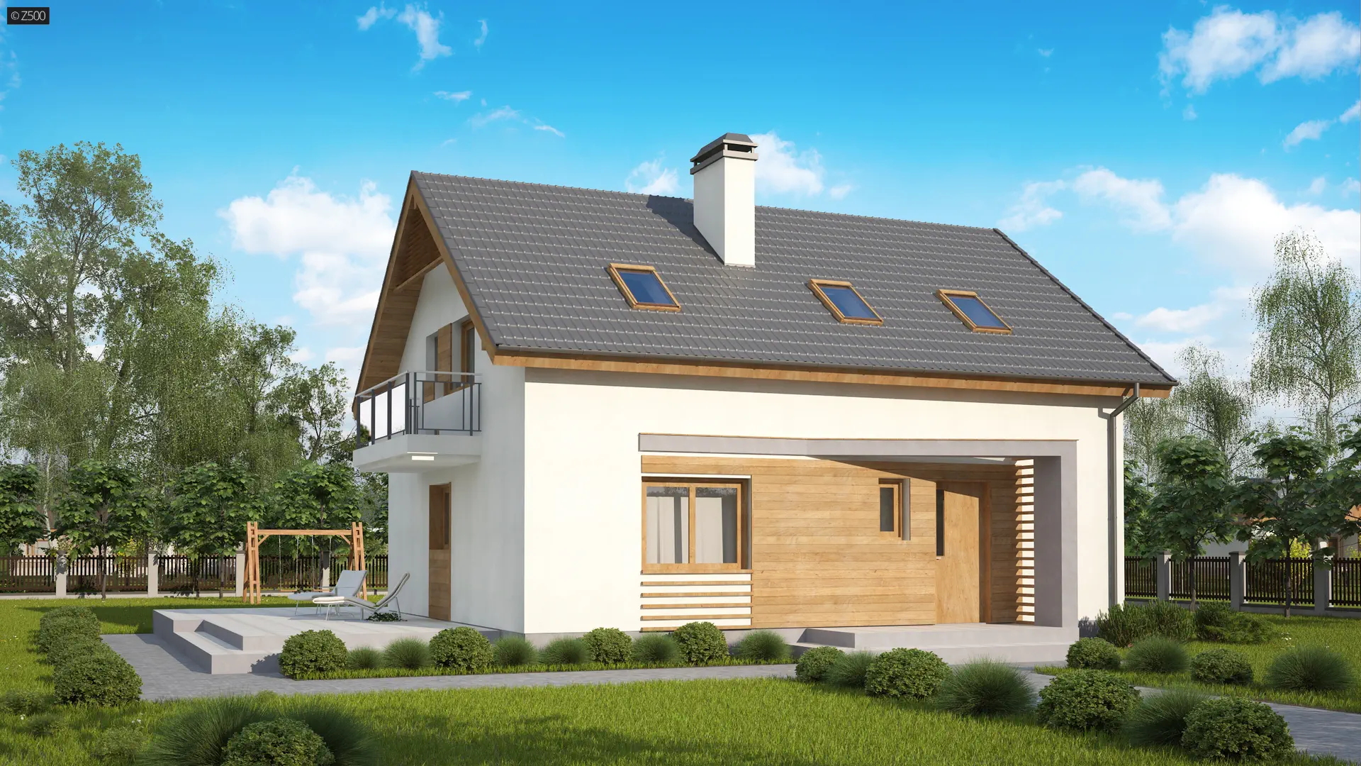 Projekt domu Z255 B pc