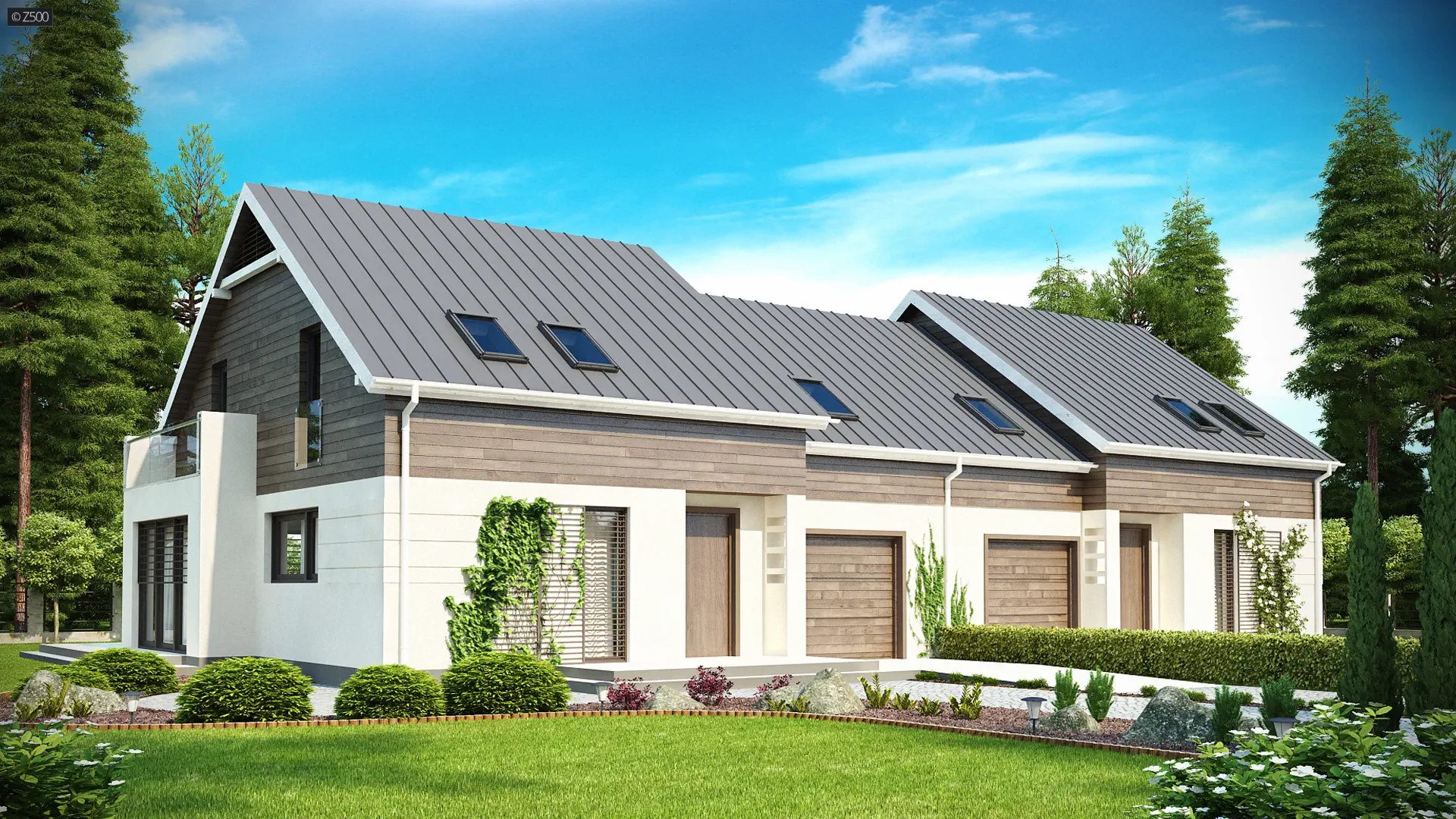 Projekt domu Zb3 duo