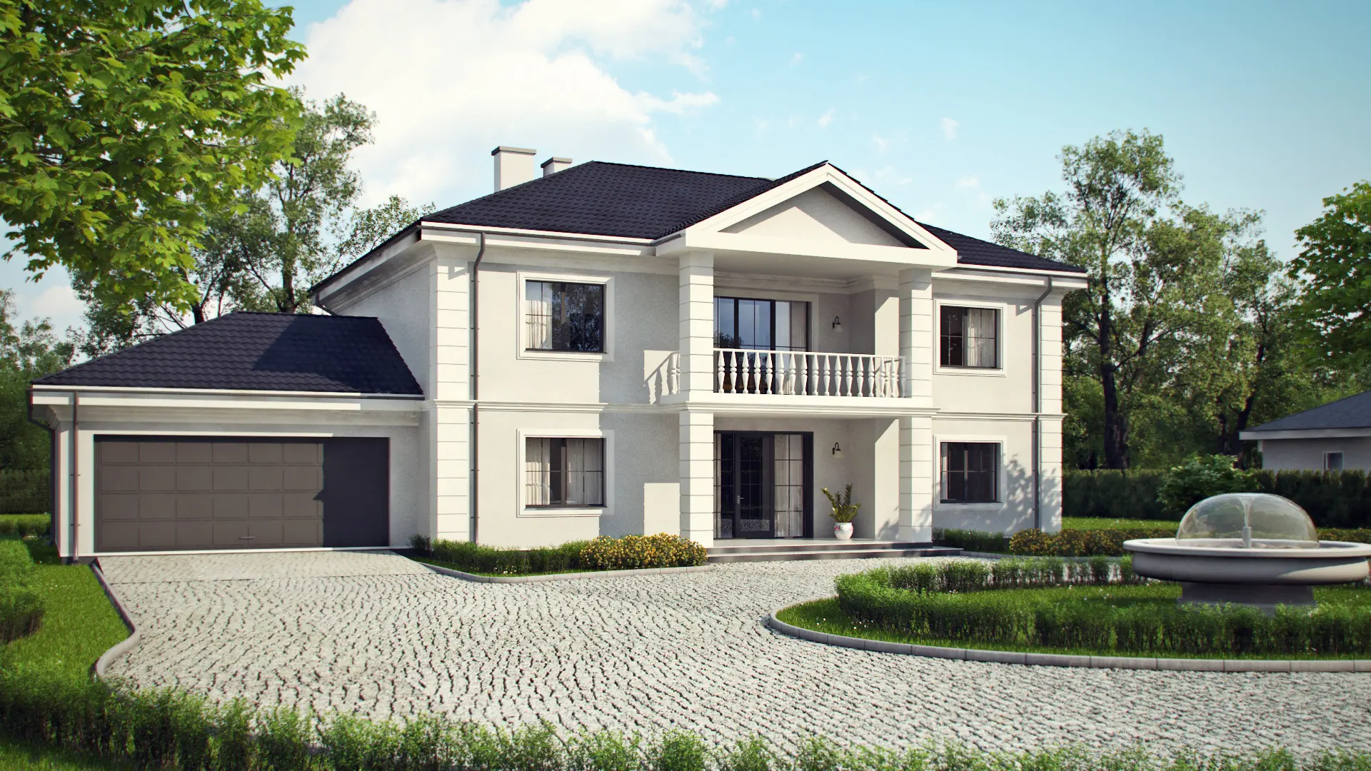 Z500 - Projects of houses and garages, family houses